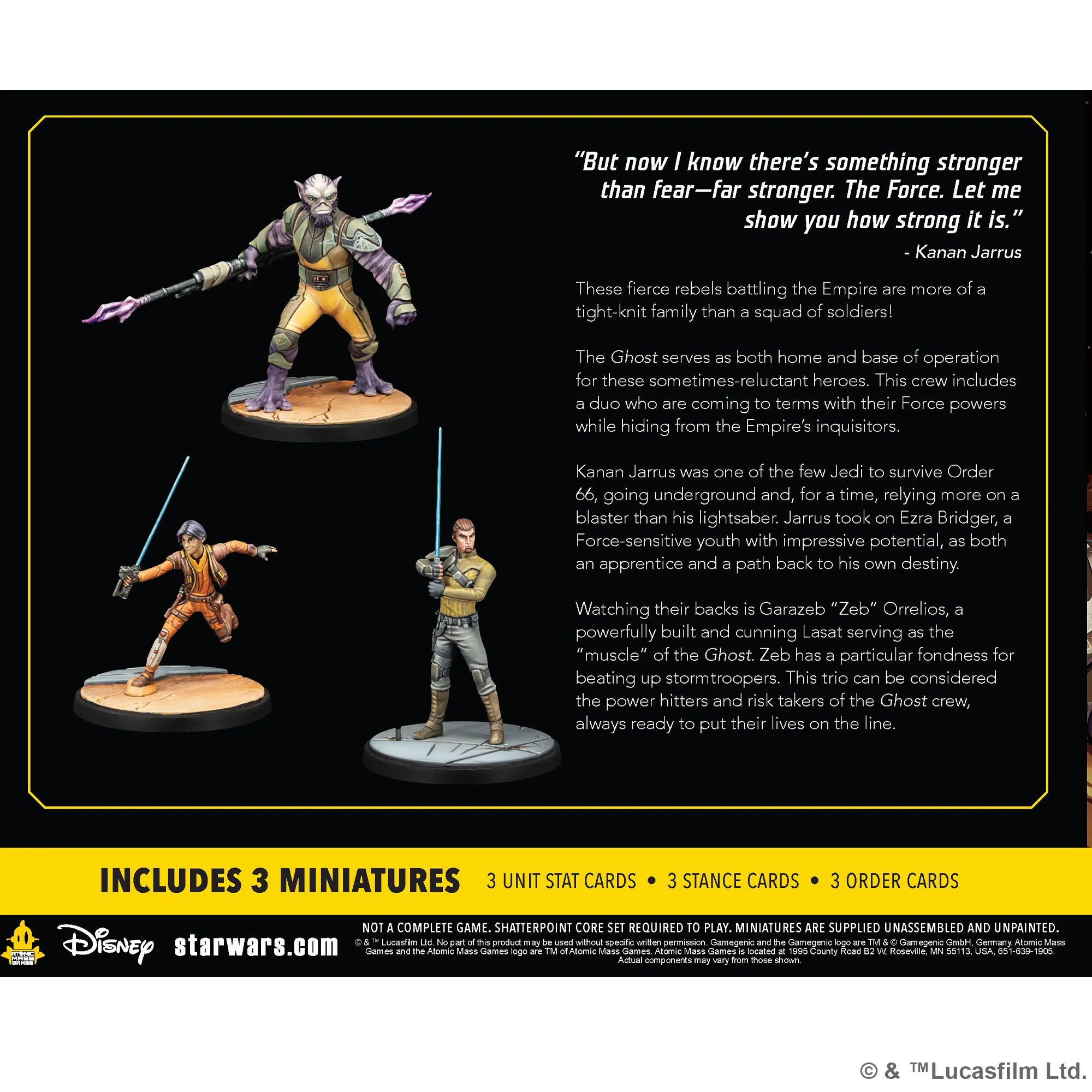 Star Wars: Shatterpoint - Stronger Than Fear Squad Pack