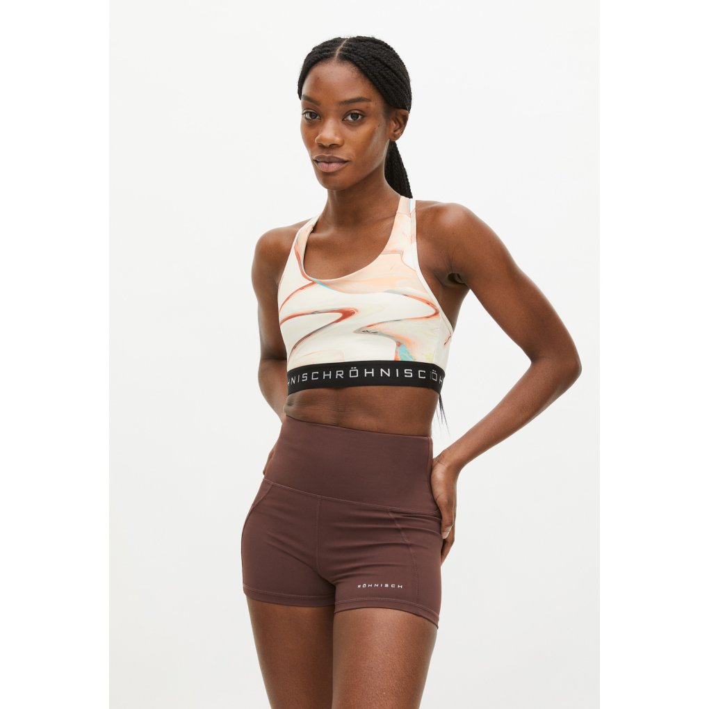 Röhnisch Flattering Curved Hotpants Women - Deep Mahogany