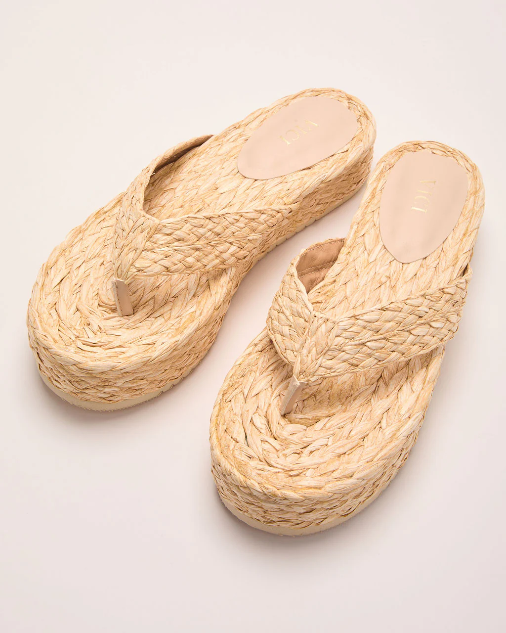 Junah Platform Raffia Sandals