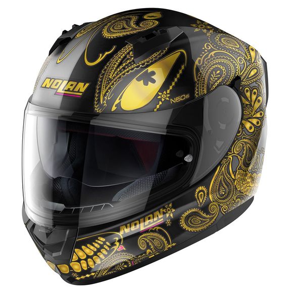 Nolan N60-6 Full-Face Helmet - RITUAL - Black / YellowRef: NL1506