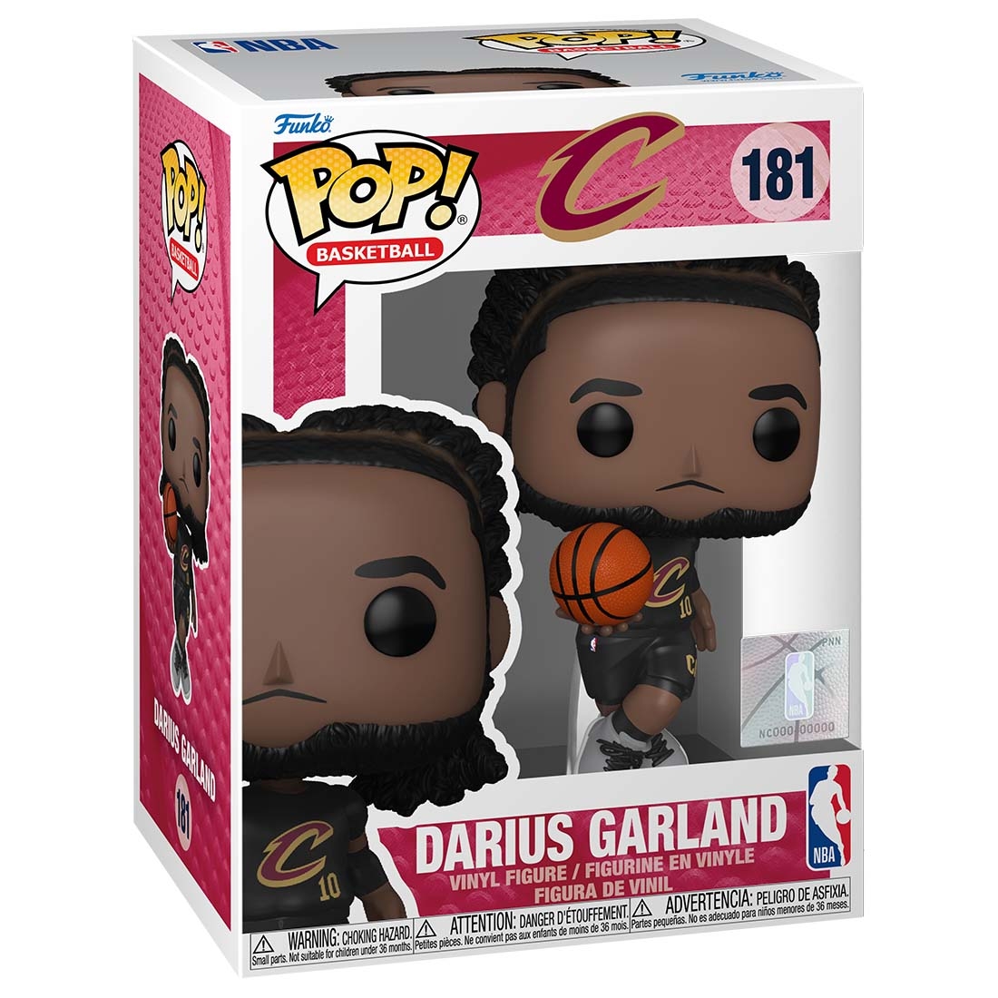 Funko POP! #181 Darius Garland Cleveland Cavaliers Vinyl NBA Figure