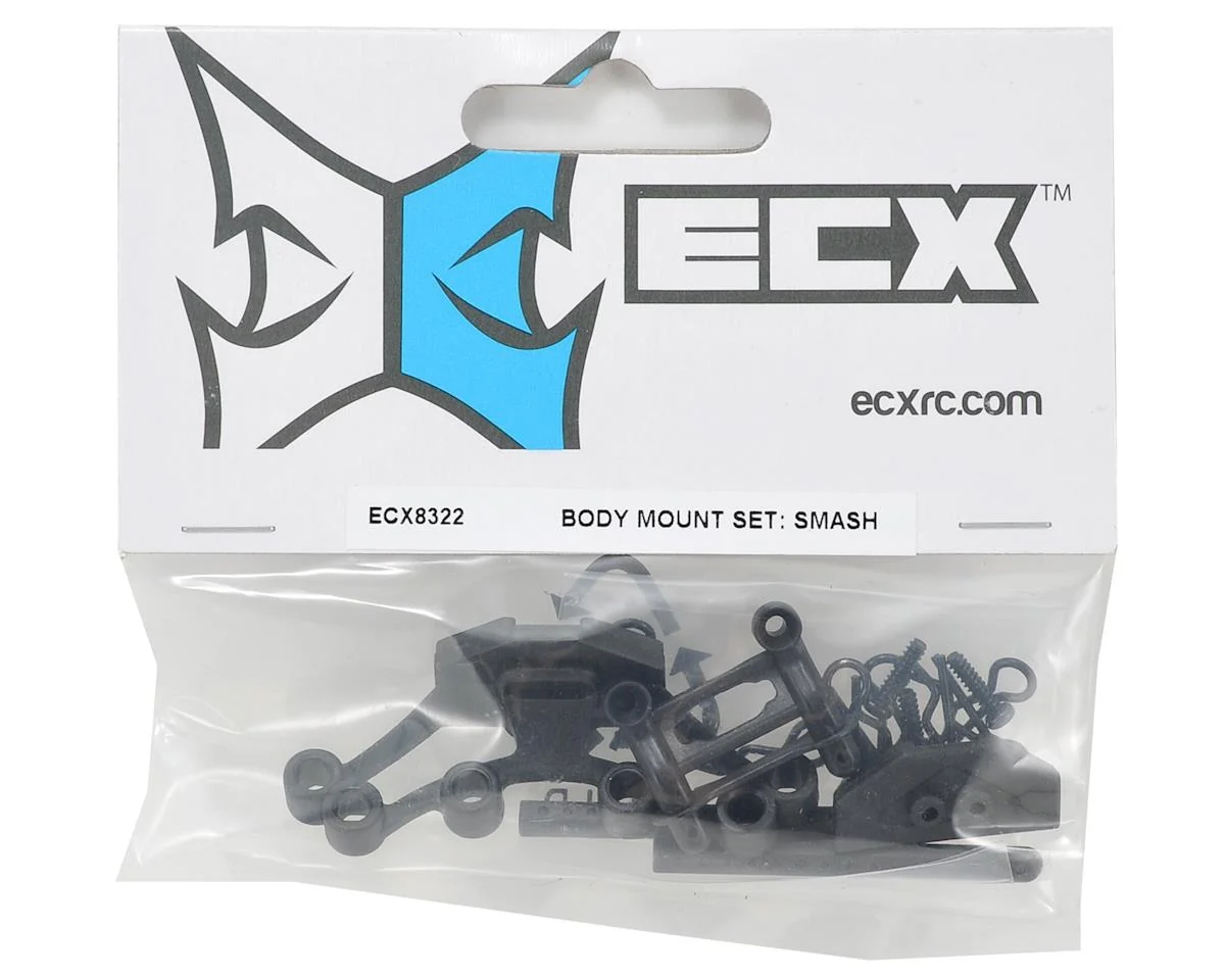 ECX 8322 Body Mount Set: Smash