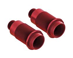 ARRMA SHOCK BODY 16X47MM ALUMINUM RED 6S 2PC ARA330509