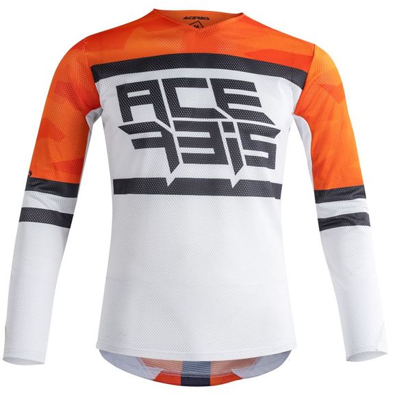 Maillot cross Acerbis VENTED HELIOS ORANGE WHITE 2021 - Orange / BlancRef : AE2647