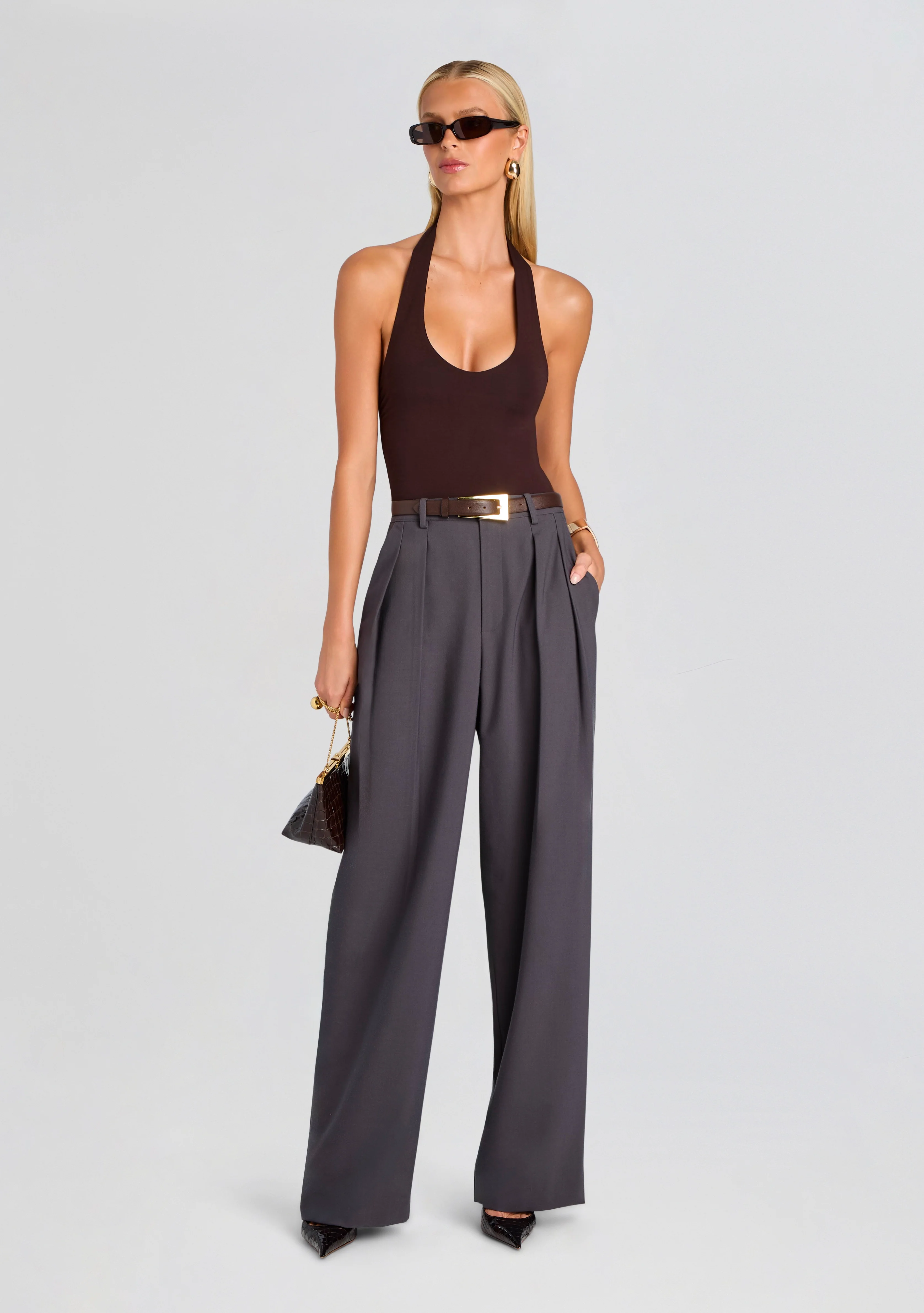 Bamboo Halter Bodysuit