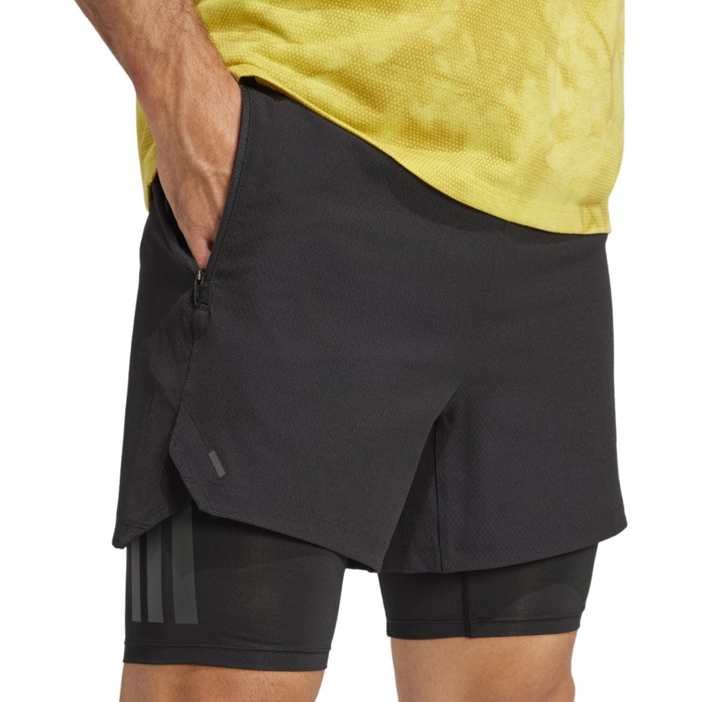 adidas Power 2-in-1 Fitness Shorts Men - black/carbon JI8203