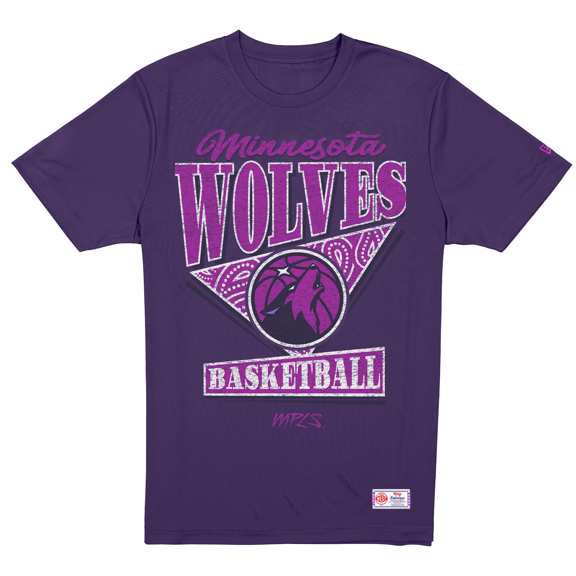 Minnesota Timberwolves 2025-26 City Edition NBA T-Shirt Purple