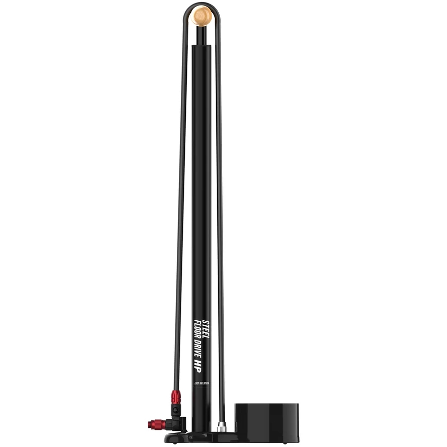 Lezyne Steel HP Floor Drive 3.5 Floor Pump - black matt