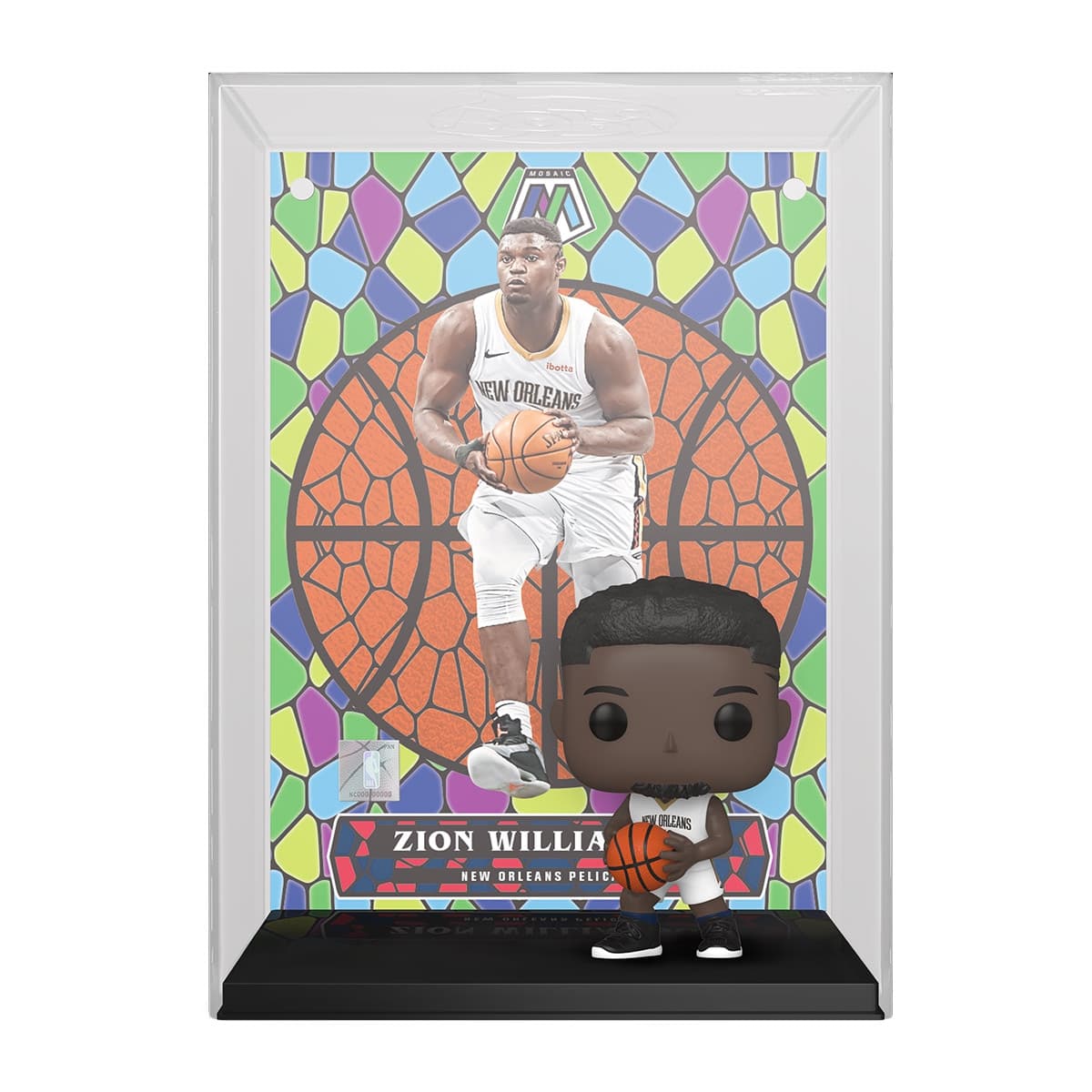 Funko POP! Mosaic Trading Cards #18 Zion Williamson New Orleans Pelicans NBA Figure