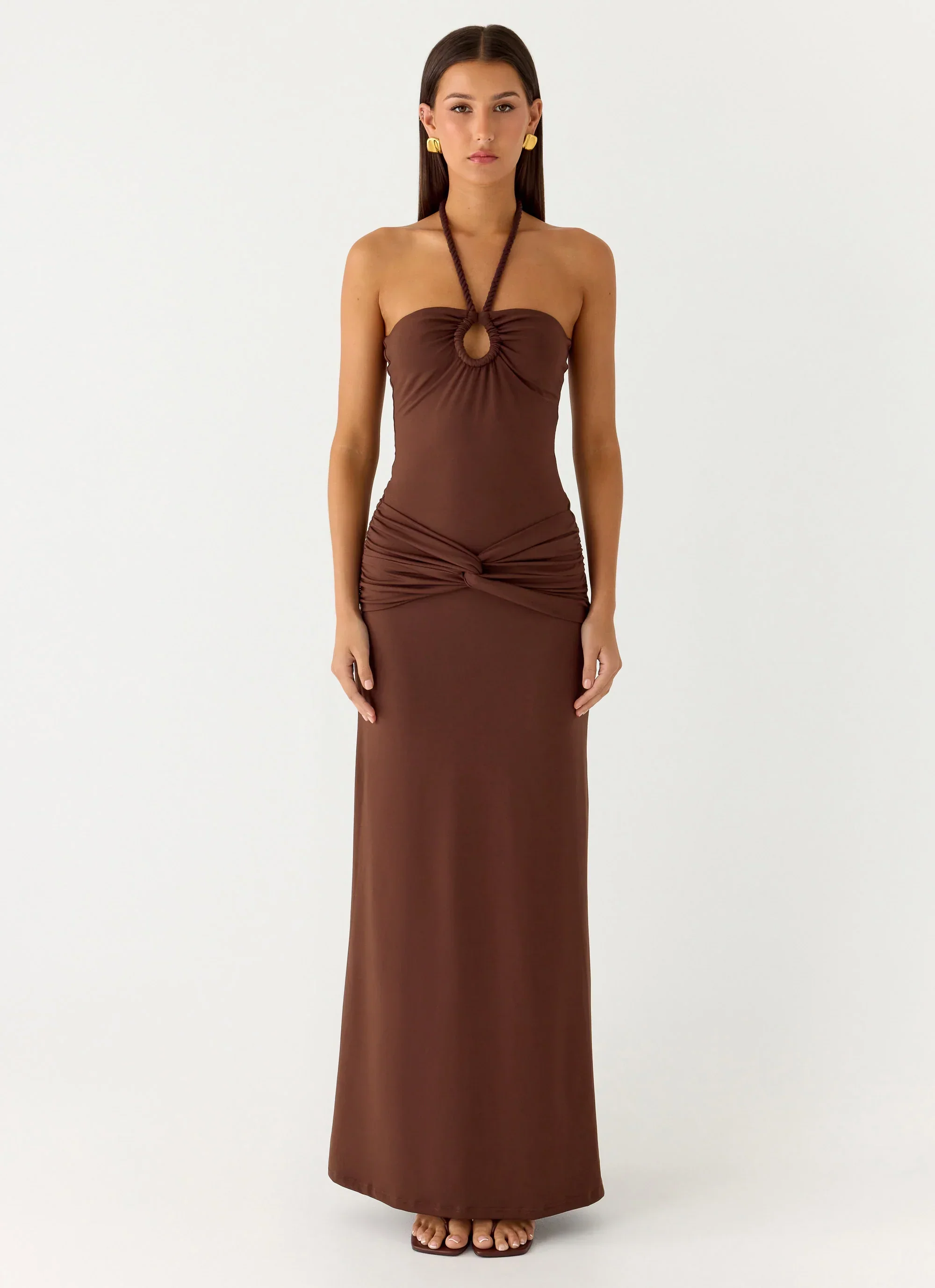 Sacred Maxi Dress - Chocolate