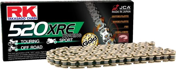 Rk XRE Series Chain 124 links 520 UniversalRef: RK00111A / 12231983