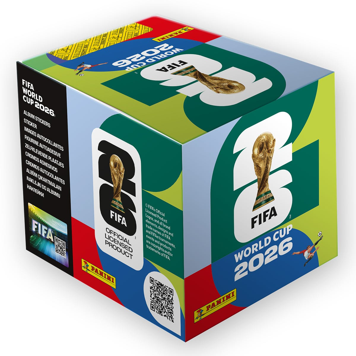 The Panini FIFA World Cup 2026™ official sticker collection is here! - Box of 50 Packets plus a Pocket Tin and Classic Tin