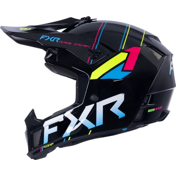 Casque cross FXR CLUTCH COMP 2026 - Bleu / NoirRef : FXR1766