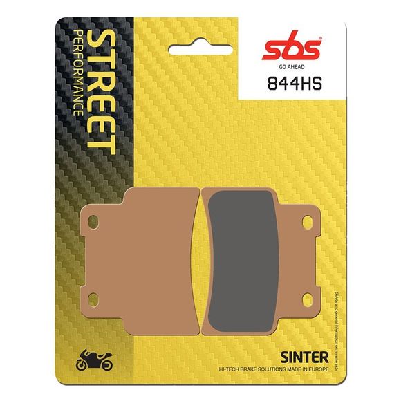 SBS 844HS Sinter Sintered Metal front brake padsRef: 844HS / 844070
