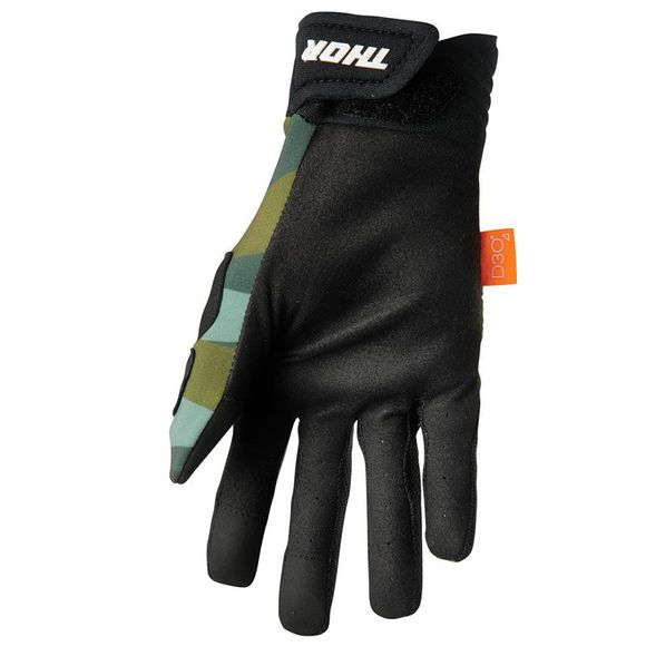 Thor REBOUND CAMO BLACK 2024 cross gloves - GreenRef: TO2746