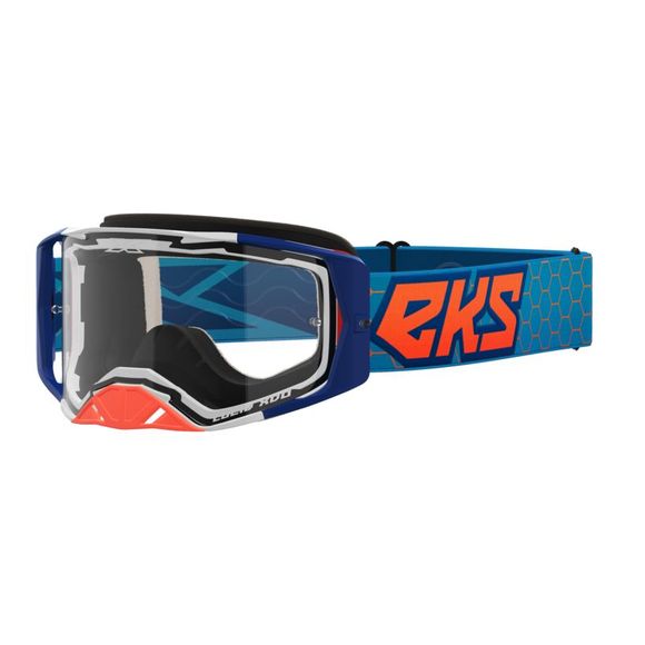 EKS LUCID CYAN/FLO ORANGE cross mask - CLEAR 2023 - Blue / OrangeRef: KS0020 / 067-11040