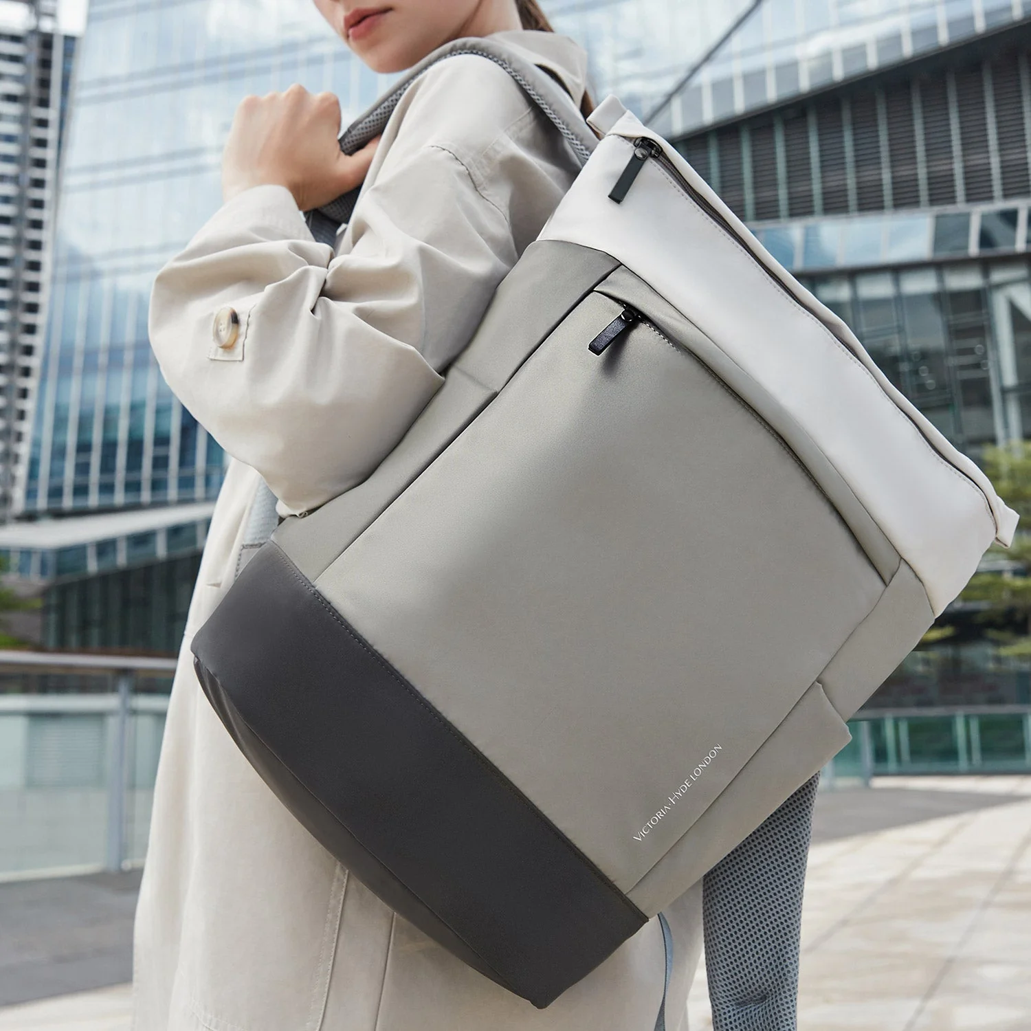 Backpack Wendy Large in Grey