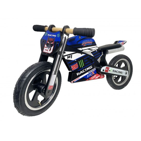 Evo-X Racing kiddi moto quartararo balance bike - blueRef: EXR0030 / 916-1156