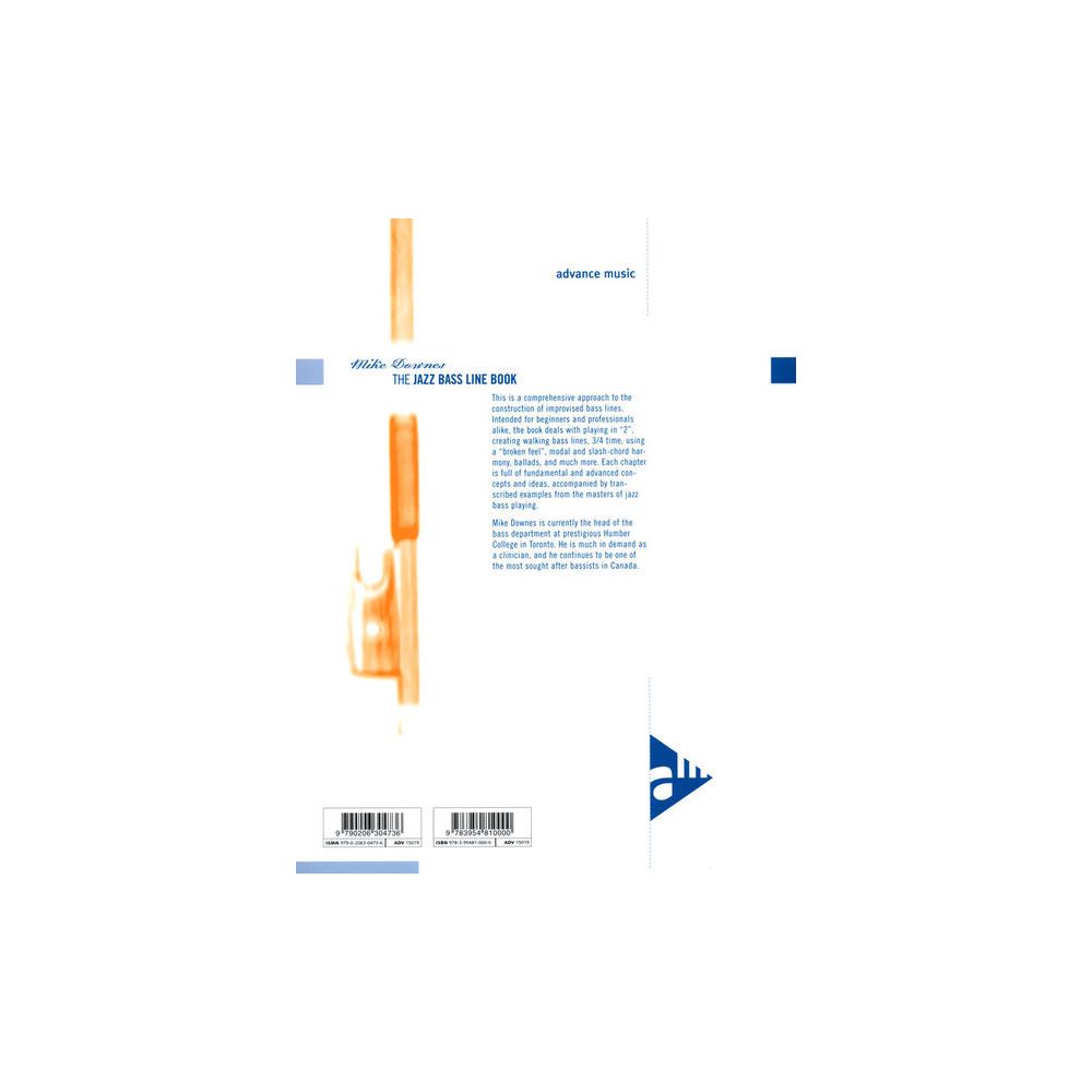 Advance Music The Jazz Bass Line Book – Thomann Ireland