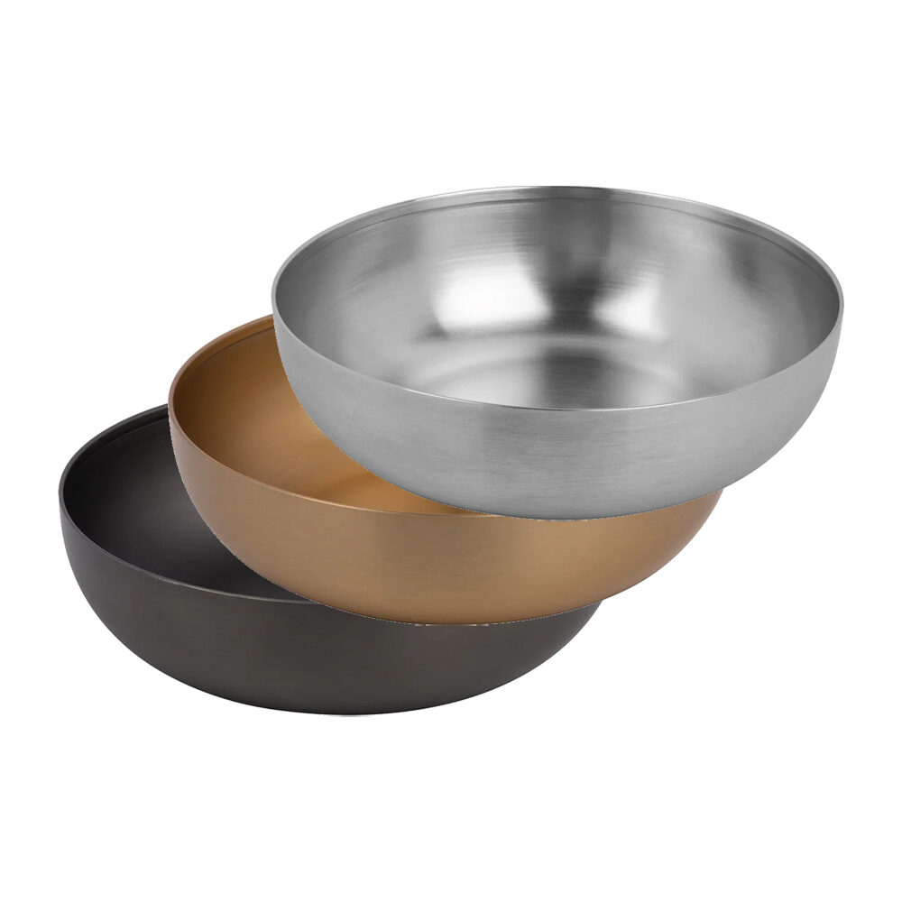 District 70 Royal Stainless Steel Cat Food Bowl - Anthracite