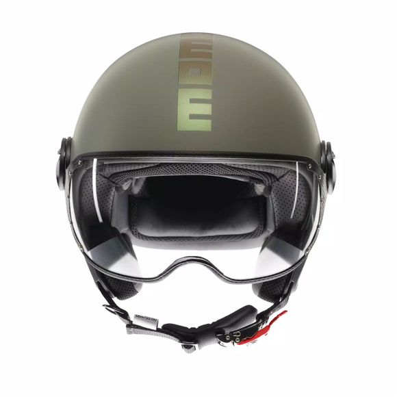 Momo Design FGTR CLASSIC Jet Helmet - Green / BrownRef: MM0167