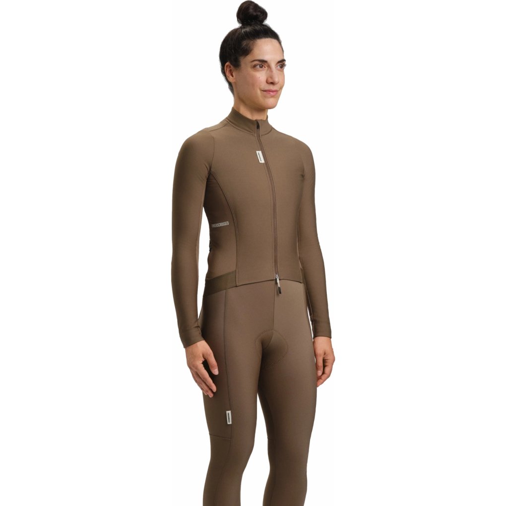 FINGERSCROSSED Road Thermal Longsleeve Jersey Women - Ground