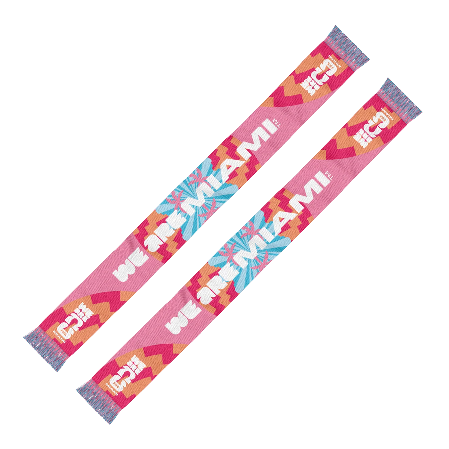 2026 Soccer Fan Collection Host City Miami Scarf