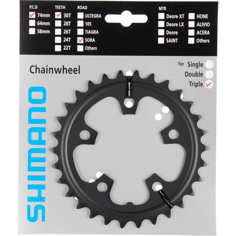 Shimano Sora Chainring - 3x9-Speed | for FC-3503 Crankset - black