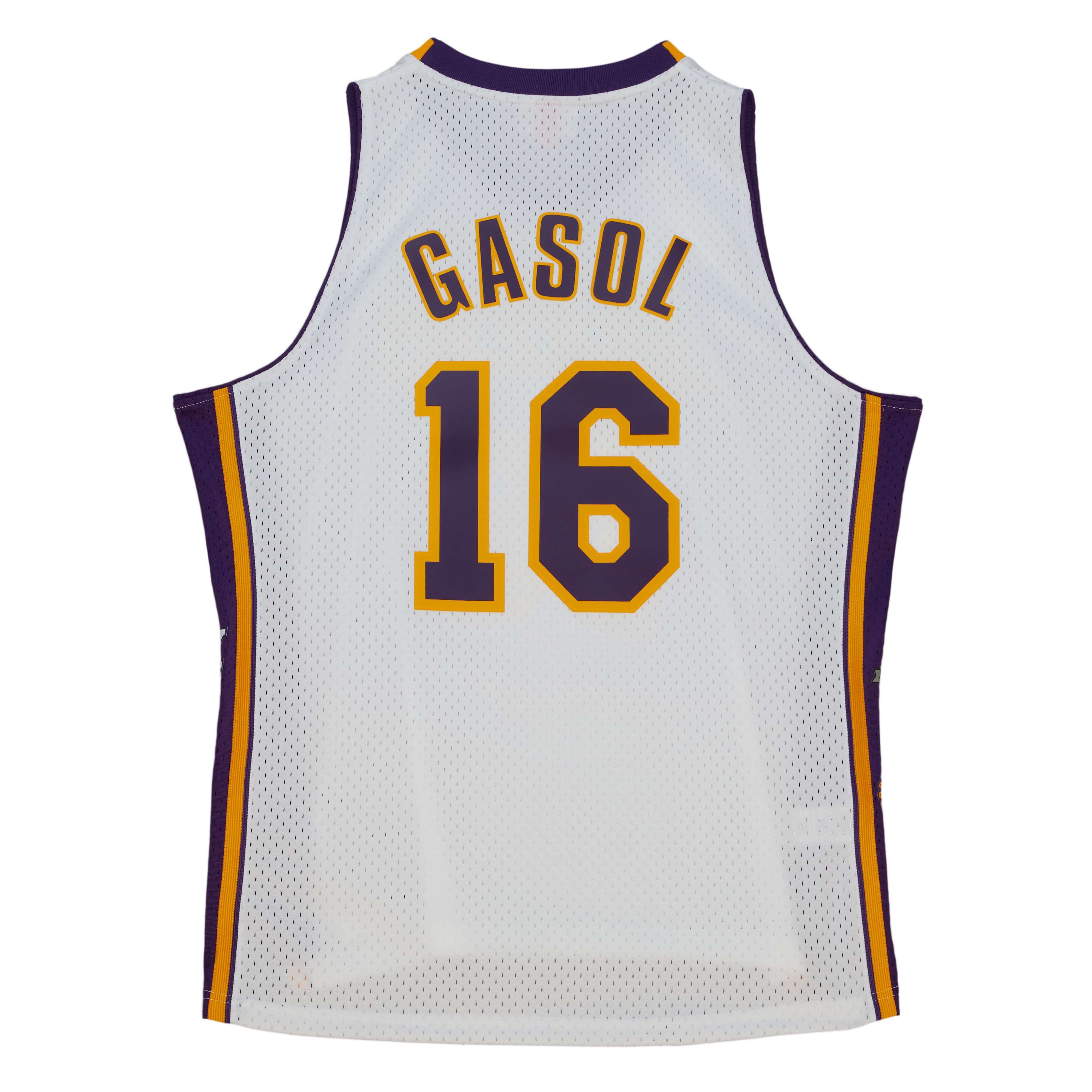 Pau Gasol #16 Los Angeles Lakers HOF 2001-19 Mitchell & Ness Swingman NBA Jersey