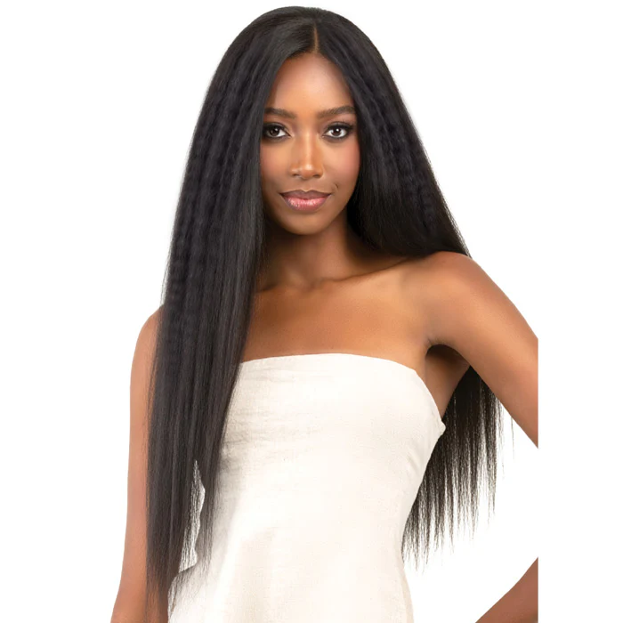 Bobbi Boss Indiremi 100% Remy Human Hair Seamless Crochet Braids - KINKY STRAIGHT 18
