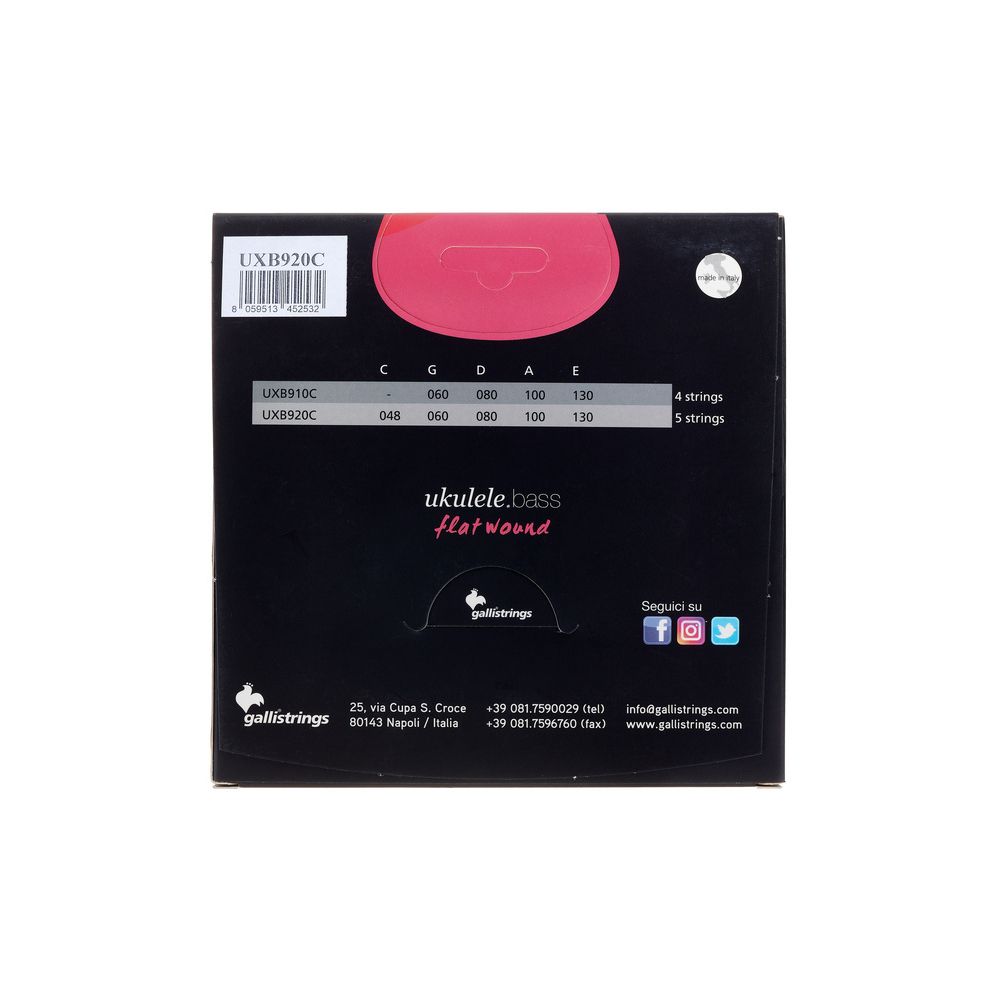 Galli Strings UXB920C Ukulele Bass Str. – Thomann Ireland