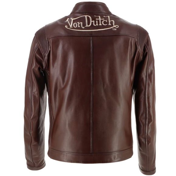 Helstons Von Dutch Fast Motorcycle Jacket - BrownRef: HS1385