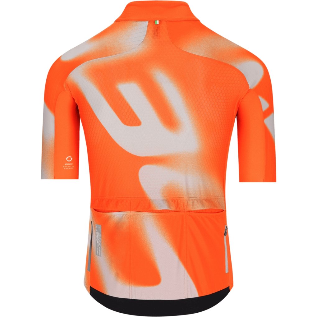 Q36.5 Gregarius Pro Big Logo Short Sleeve Jersey Men - poppy orange