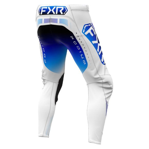 Pantalon cross FXR PODIUM MX 25 2025 - Blanc / BleuRef : FXR0836
