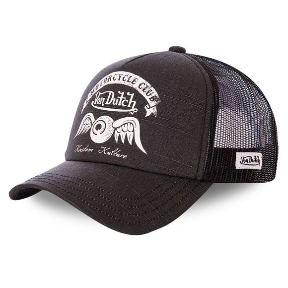 Casquette Von Dutch TRUCKER - NoirRef : VDH0059 / VD/0/CAS1/CREW8-TU