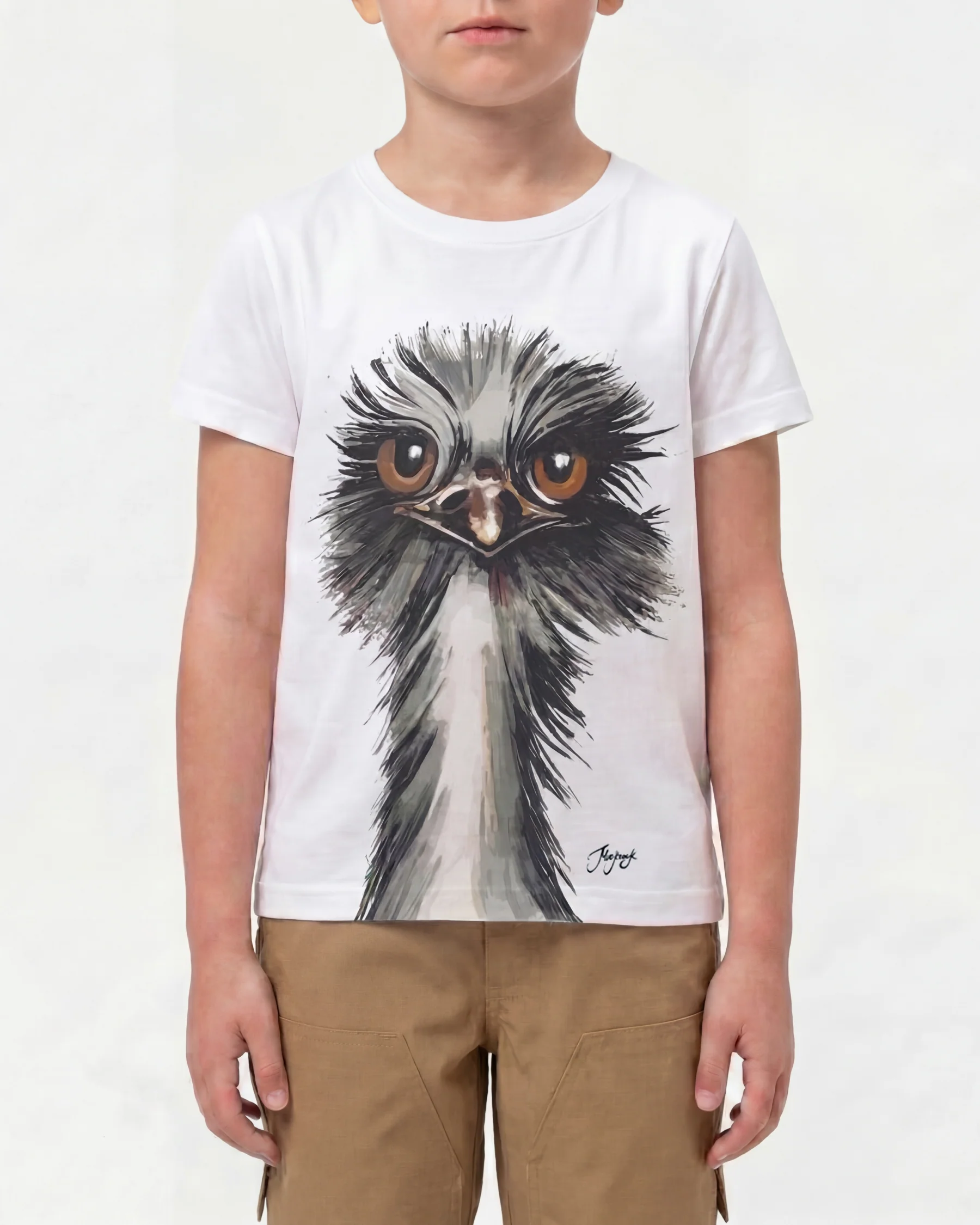 e.s. T-Shirt cotton stretch signature, kids