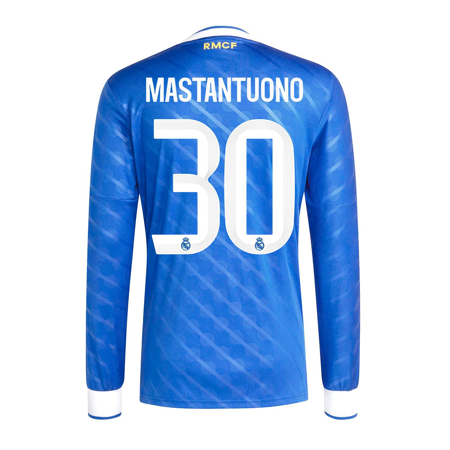 Mens Third Long Sleeve Shirt 25/26 Blue