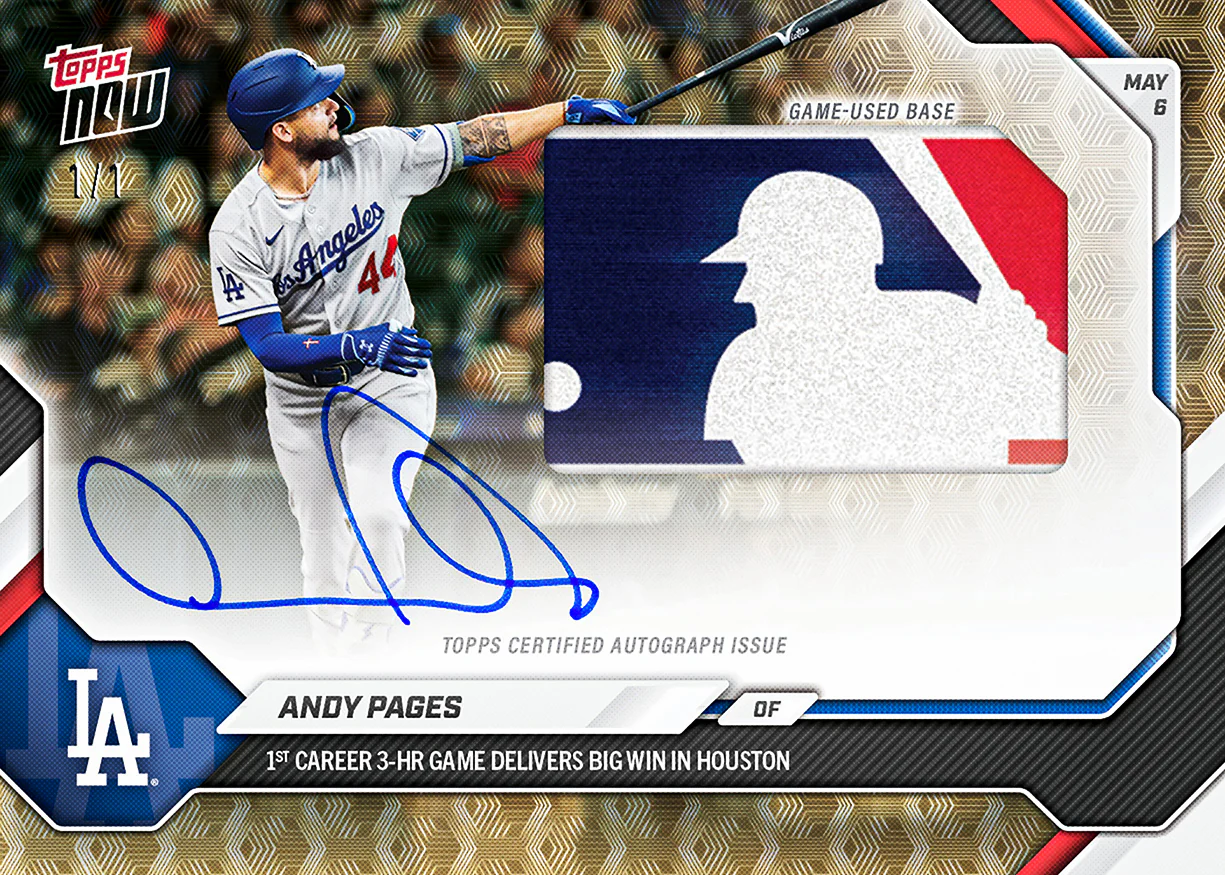 Andy Pages - 2026 MLB Topps NOW® - Card 168 - PR: 3010