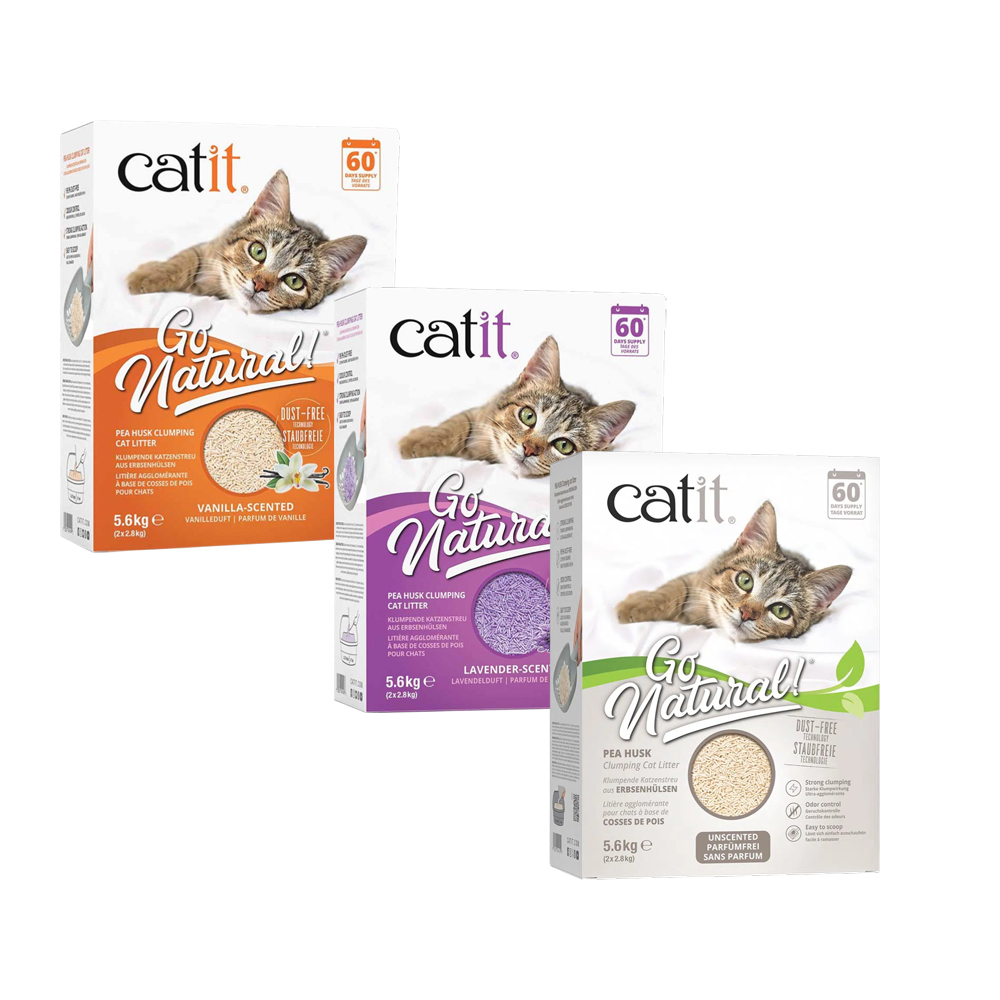 Catit Pea Shell Cat Litter - Lavender - 5,6 kg