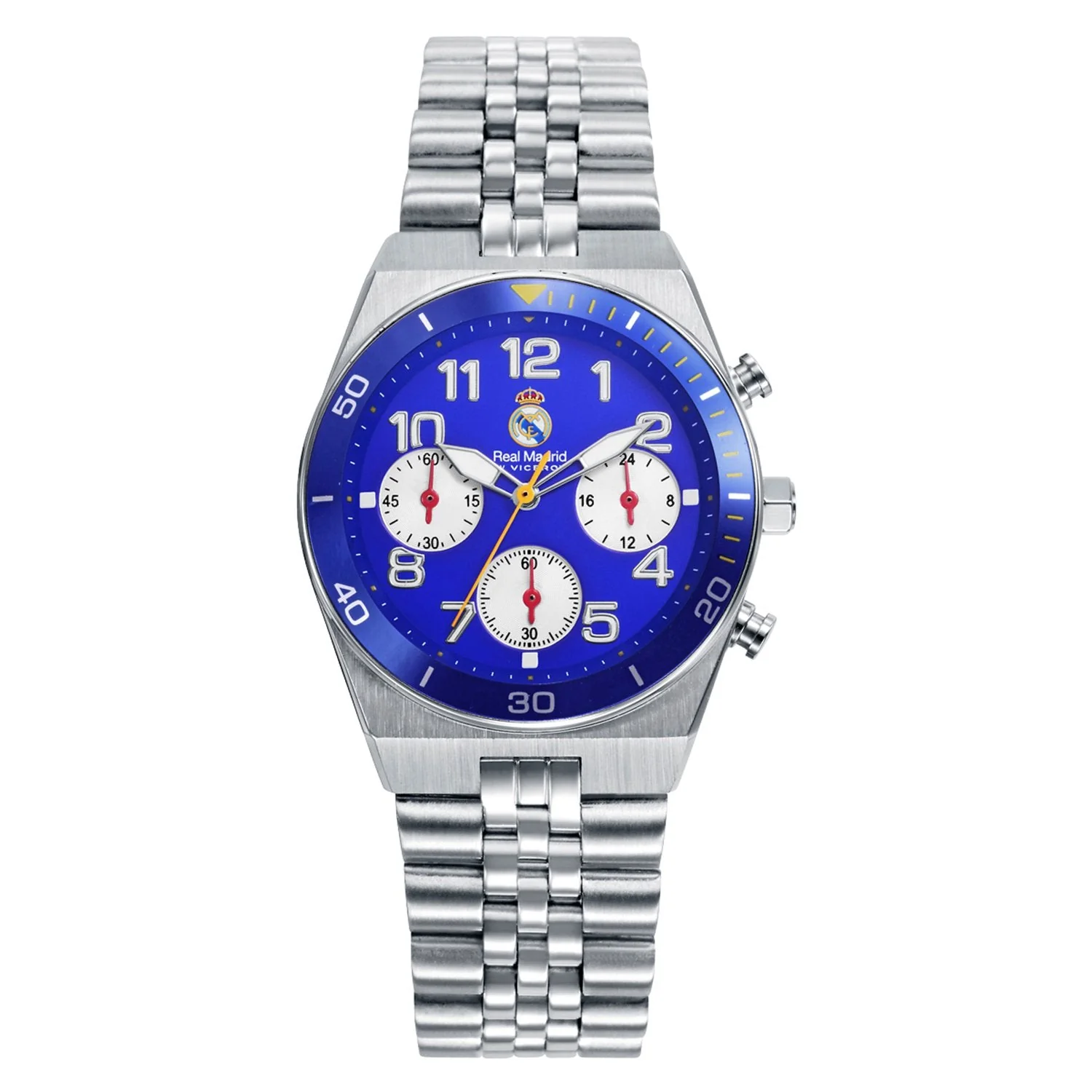 Kids’ Silver Steel Watch Blue Dial