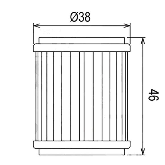 Filtre à huile HifloFiltro HF981 Type origineRef : H981 / 07120308