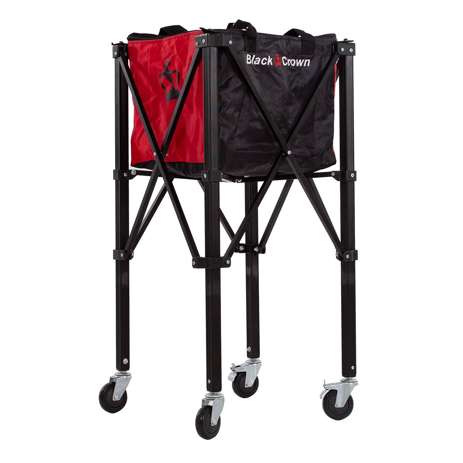 BASKET OF BALLS BLACK CROWN RED/BLACK