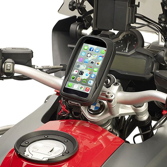 Givi S957B Universal Smartphone Holder (I-Phone 8-8 plus and Samsung S8....) UniversalRef: gi0989 / s957b