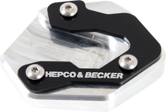 Hepco & Becker side stand extension - black/silverRef : HBE02572A / 42114559 00 91