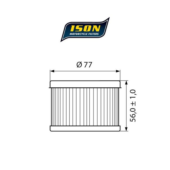 Ison 401 ELEMENT Oil Filter Original TypeRef: ISON 401