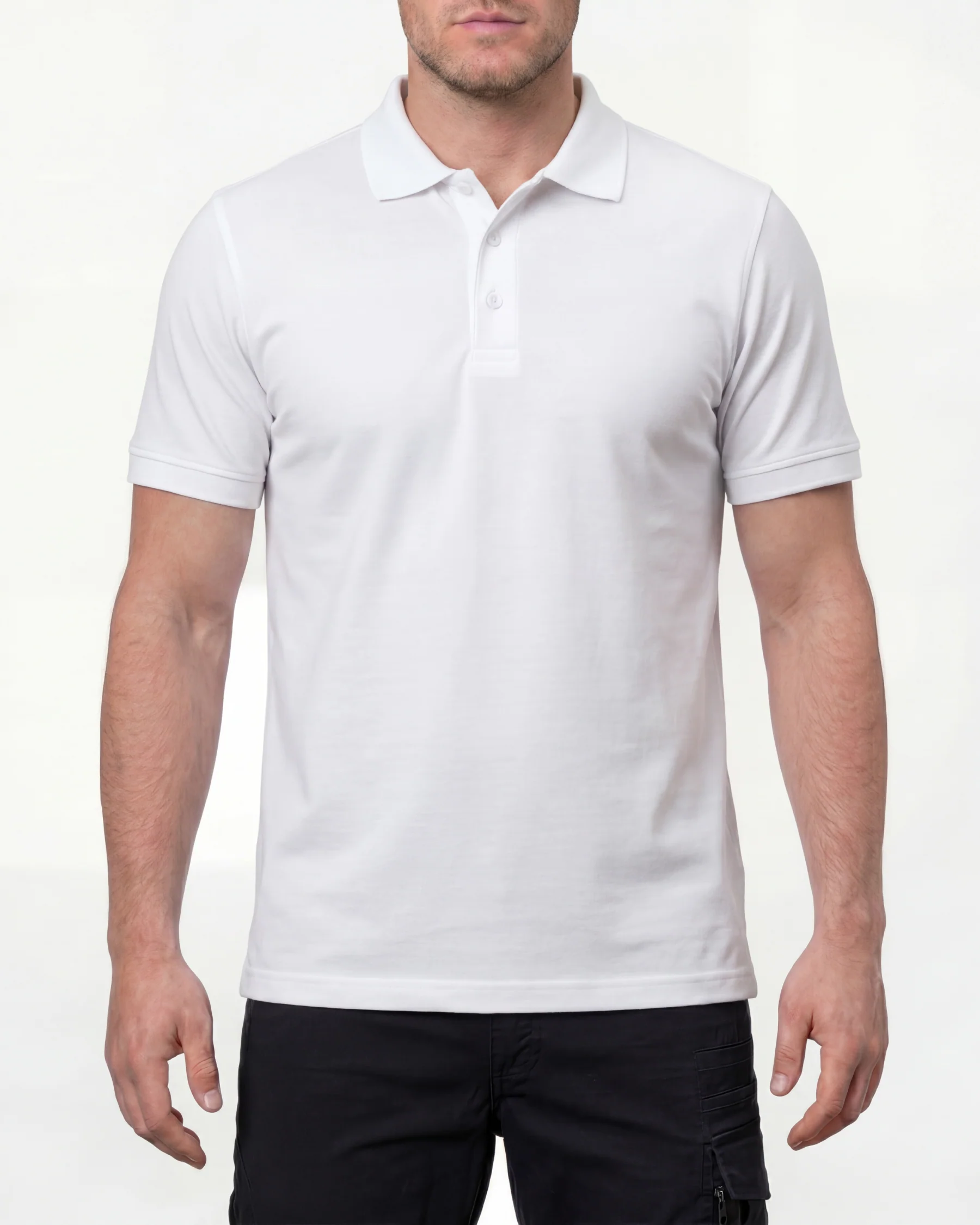 Cotton stretch Polo Shirt