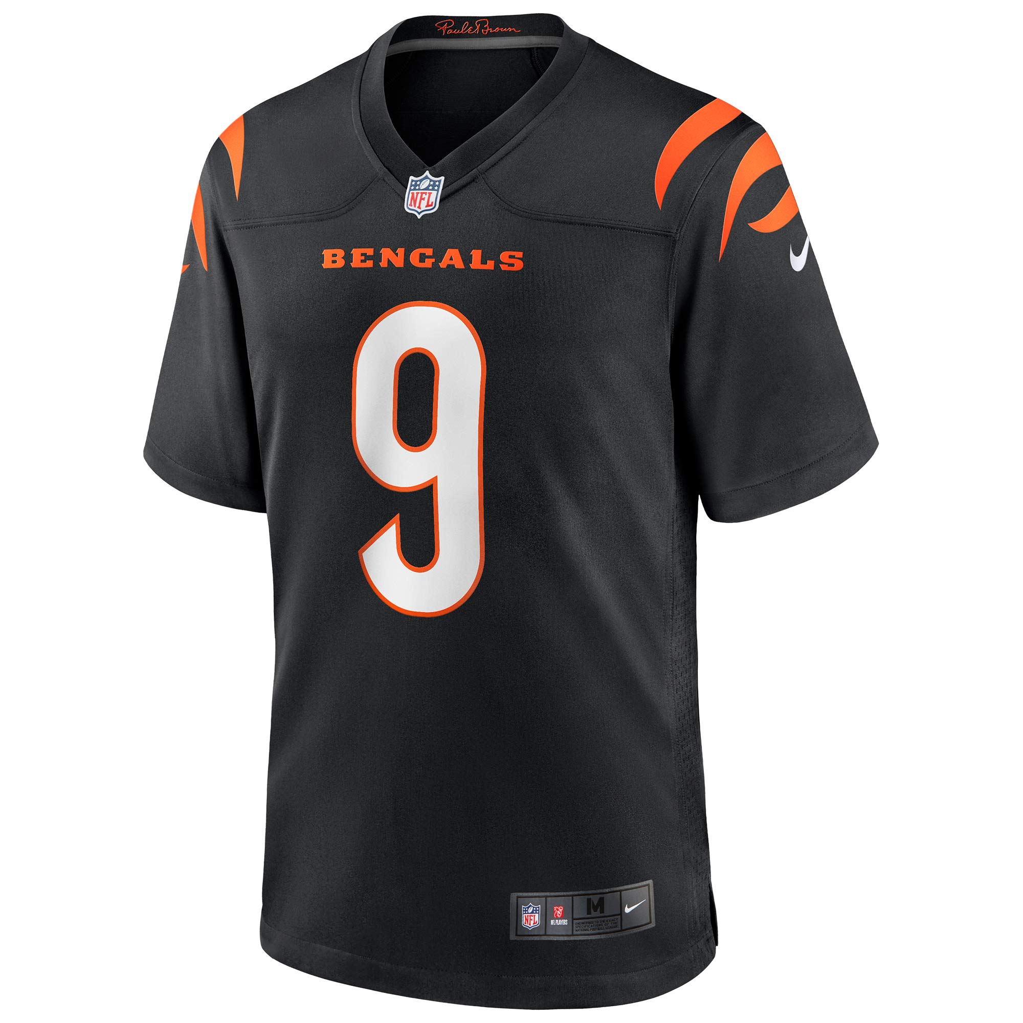 Joe Burrow #9 Cincinnati Bengals Nike Game NFL Football Jersey Black