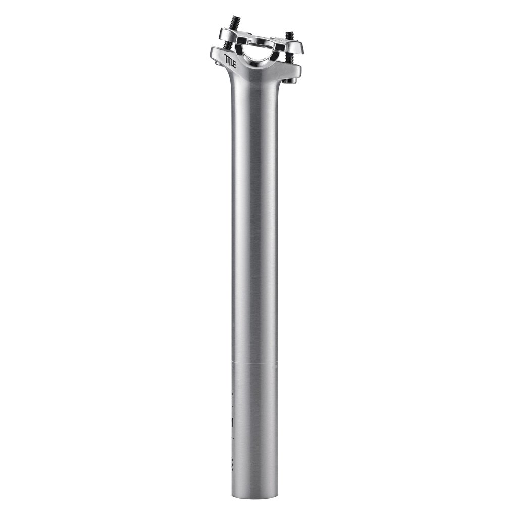 Title AP1 MTB Seatpost - 300mm - 27.2mm - chrome