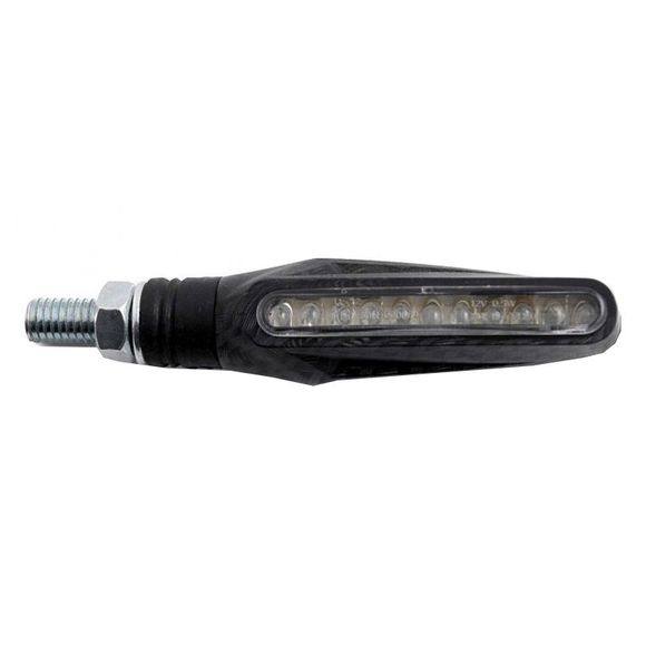 Clignotant Ermax Mini blinkers barre noir LED (La paire) UniverselRef : EM1285 / 9105NO043