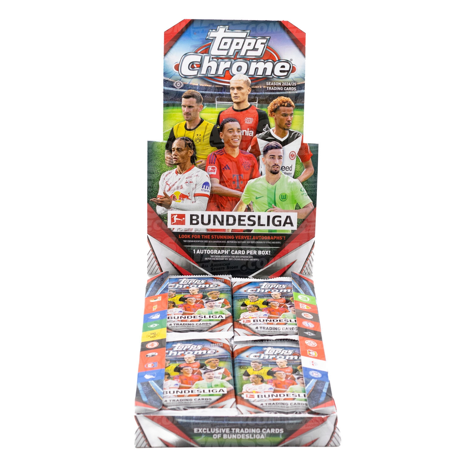 2024/25 Topps Chrome Bundesliga Football Hobby Pack